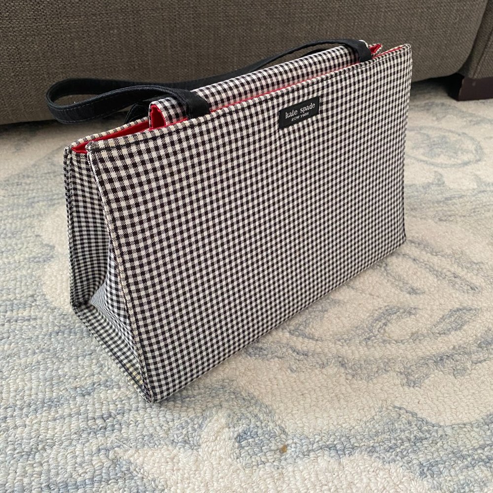 RARE Kate Spade Gingham Tote
